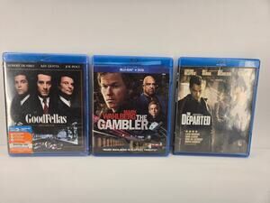 Mob Movie Blu-Ray Bundle New Goodfellows : Sealed | The Departed | The Gambler
